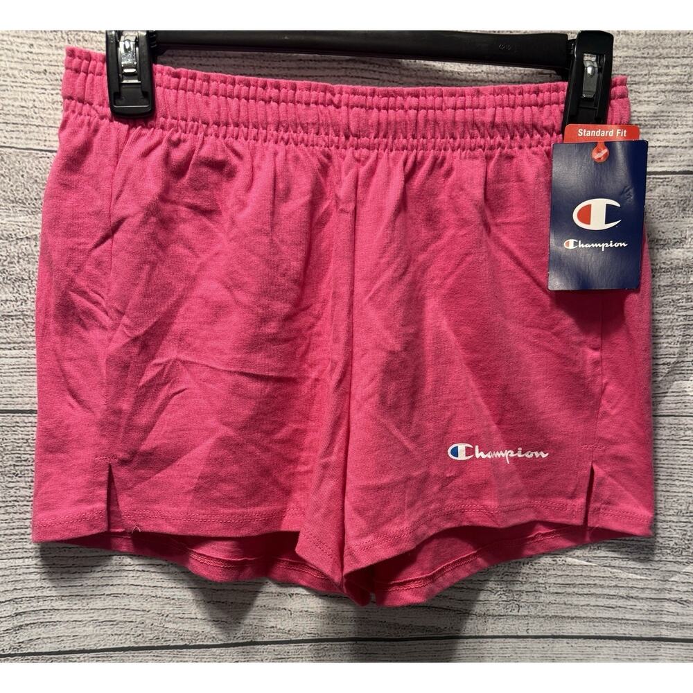 New Women’s CHAMPION WOW Pink Shorts Size Small Logo NWT